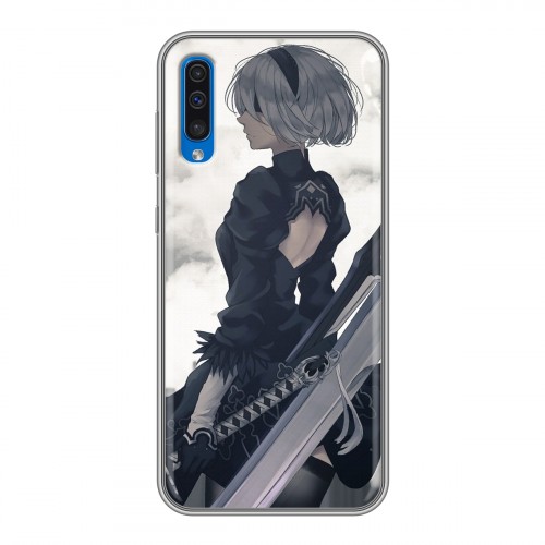 Дизайнерский силиконовый чехол для Samsung Galaxy A50 NieR:Automata