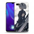 Дизайнерский силиконовый с усиленными углами чехол для OPPO A1k NieR:Automata