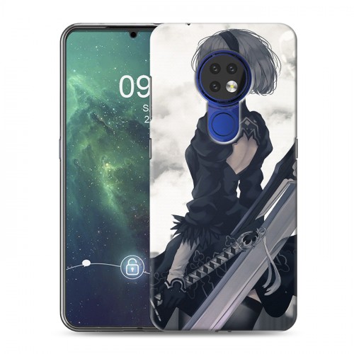 Дизайнерский силиконовый чехол для Nokia 6.2 NieR:Automata