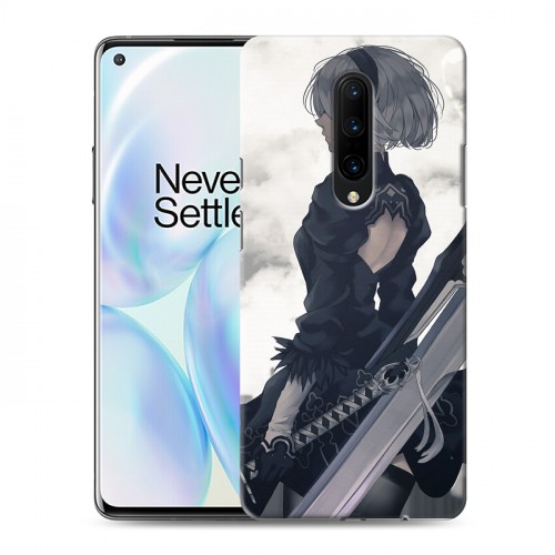 Дизайнерский силиконовый чехол для OnePlus 8 NieR:Automata