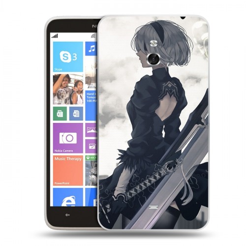 Дизайнерский пластиковый чехол для Nokia Lumia 1320 NieR:Automata