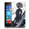 Дизайнерский пластиковый чехол для Microsoft Lumia 435 NieR:Automata