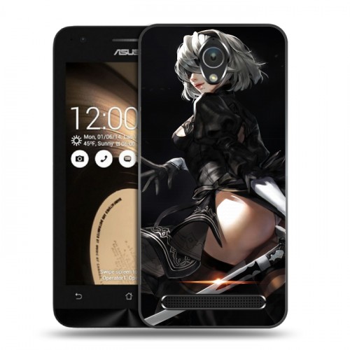 Дизайнерский пластиковый чехол для ASUS Zenfone Go NieR:Automata