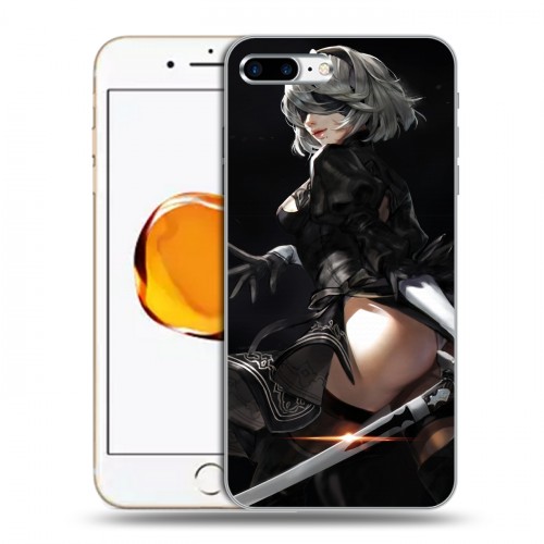 Дизайнерский пластиковый чехол для Iphone 7 Plus / 8 Plus NieR:Automata