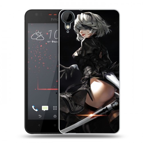 Дизайнерский пластиковый чехол для HTC Desire 825 NieR:Automata