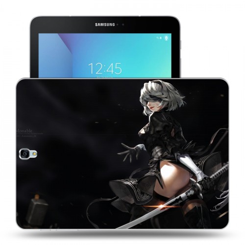 Дизайнерский силиконовый чехол для Samsung Galaxy Tab S3 NieR:Automata