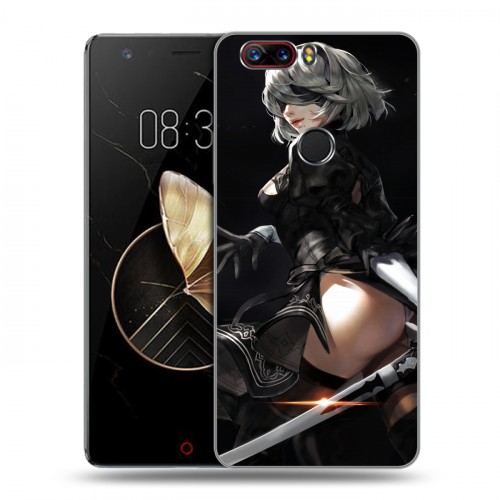 Дизайнерский пластиковый чехол для ZTE Nubia Z17 NieR:Automata