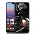 Дизайнерский силиконовый с усиленными углами чехол для Huawei P20 Pro NieR:Automata