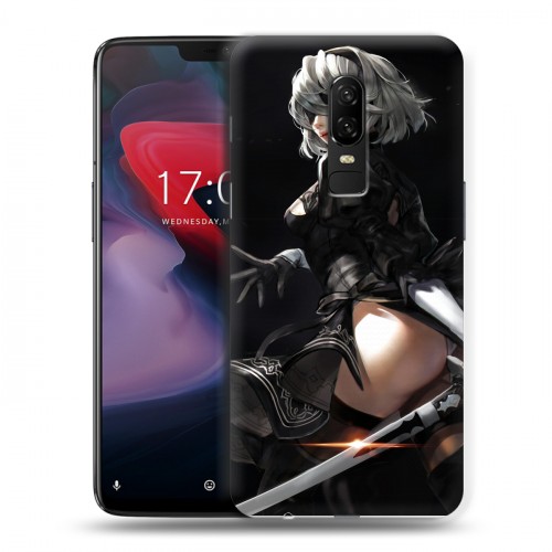 Дизайнерский пластиковый чехол для OnePlus 6 NieR:Automata