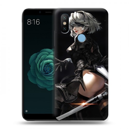 Дизайнерский силиконовый чехол для Xiaomi Mi A2 NieR:Automata