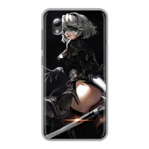 Дизайнерский силиконовый чехол для ZTE Blade A3 (2019) NieR:Automata