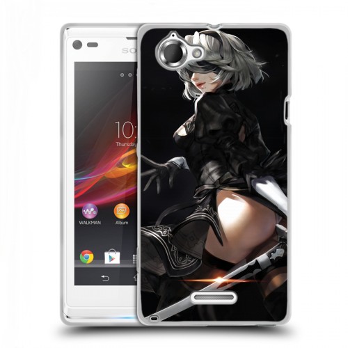 Дизайнерский пластиковый чехол для Sony Xperia L NieR:Automata