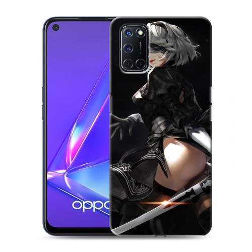 Дизайнерский пластиковый чехол для OPPO A52 NieR:Automata