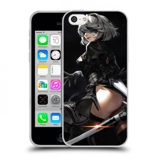 Дизайнерский пластиковый чехол для Iphone 5c NieR:Automata