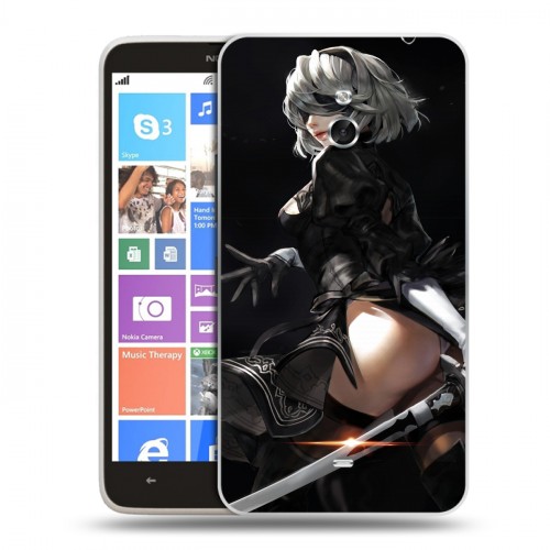 Дизайнерский пластиковый чехол для Nokia Lumia 1320 NieR:Automata