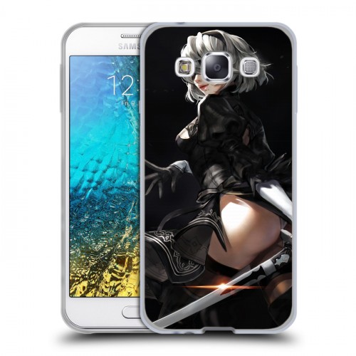 Дизайнерский пластиковый чехол для Samsung Galaxy E5 NieR:Automata