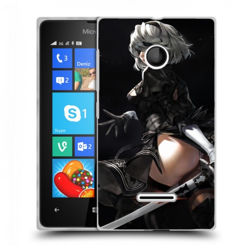 Дизайнерский пластиковый чехол для Microsoft Lumia 435 NieR:Automata