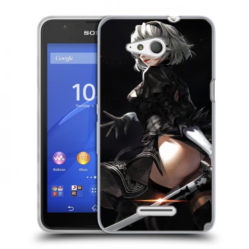 Дизайнерский пластиковый чехол для Sony Xperia E4g NieR:Automata