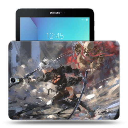 Дизайнерский силиконовый чехол для Samsung Galaxy Tab S3 NieR:Automata