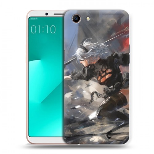 Дизайнерский пластиковый чехол для OPPO A83 NieR:Automata