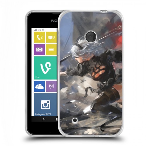 Дизайнерский пластиковый чехол для Nokia Lumia 530 NieR:Automata