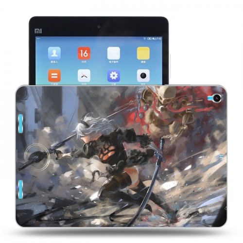 Дизайнерский силиконовый чехол для Xiaomi MiPad NieR:Automata