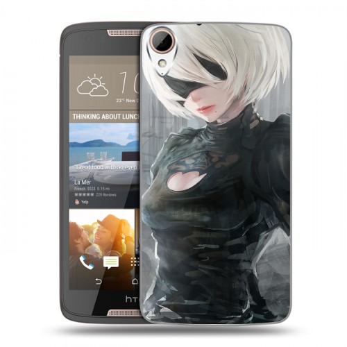 Дизайнерский силиконовый чехол для HTC Desire 828 NieR:Automata