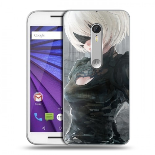 Дизайнерский пластиковый чехол для Lenovo Moto G NieR:Automata