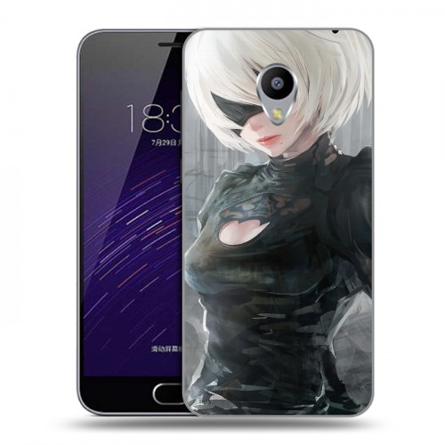 Дизайнерский силиконовый чехол для Meizu M3s Mini NieR:Automata