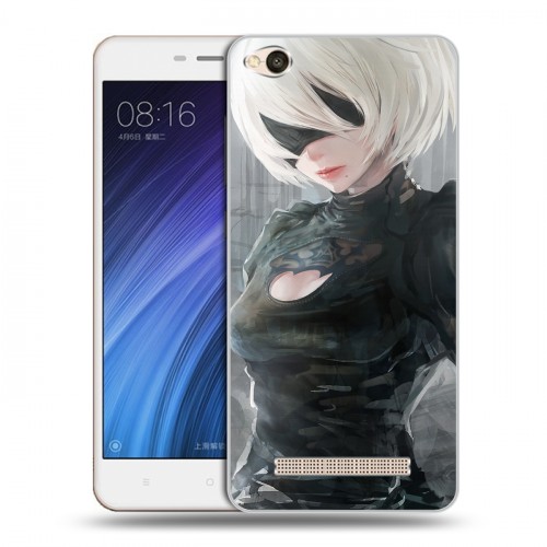 Дизайнерский силиконовый чехол для Xiaomi RedMi 4A NieR:Automata