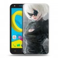 Дизайнерский пластиковый чехол для Alcatel U5 NieR:Automata