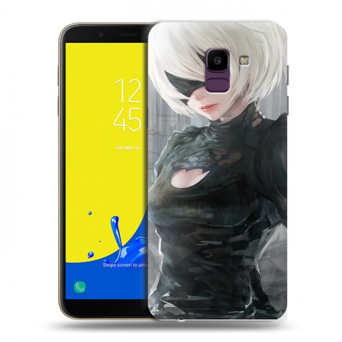 Дизайнерский пластиковый чехол для Samsung Galaxy J6 NieR:Automata