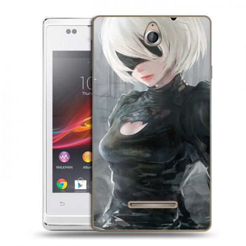 Дизайнерский пластиковый чехол для Sony Xperia E NieR:Automata