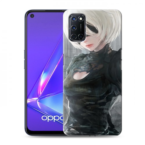 Дизайнерский пластиковый чехол для OPPO A52 NieR:Automata