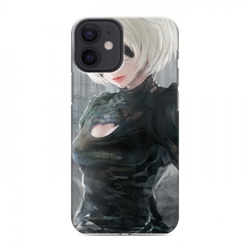 Дизайнерский пластиковый чехол для Iphone 12 Mini NieR:Automata