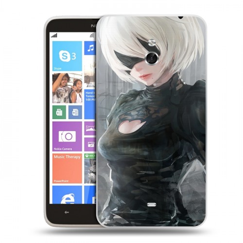 Дизайнерский пластиковый чехол для Nokia Lumia 1320 NieR:Automata