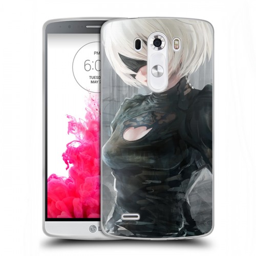 Дизайнерский пластиковый чехол для LG G3 (Dual-LTE) NieR:Automata