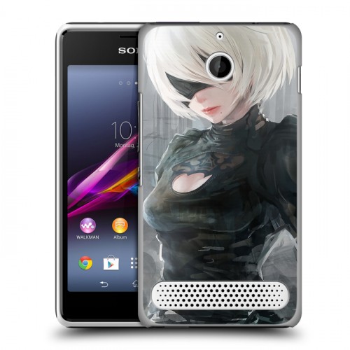 Дизайнерский силиконовый чехол для Sony Xperia E1 NieR:Automata