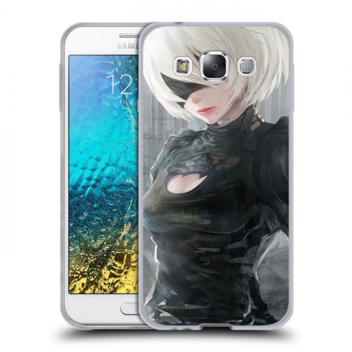 Дизайнерский пластиковый чехол для Samsung Galaxy E5 NieR:Automata