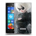 Дизайнерский пластиковый чехол для Microsoft Lumia 435 NieR:Automata