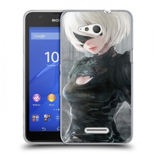 Дизайнерский пластиковый чехол для Sony Xperia E4g NieR:Automata