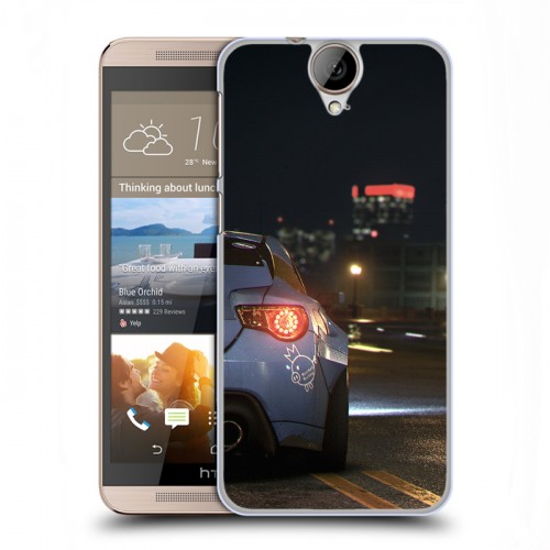 Дизайнерский пластиковый чехол для HTC One E9+ Need For Speed