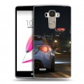 Дизайнерский пластиковый чехол для LG G4 Stylus Need For Speed