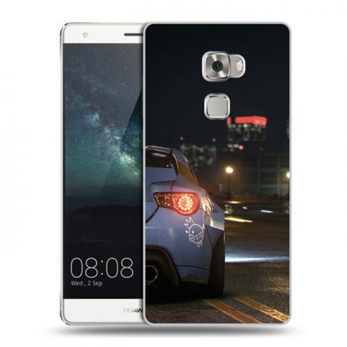 Дизайнерский пластиковый чехол для Huawei Mate S Need For Speed