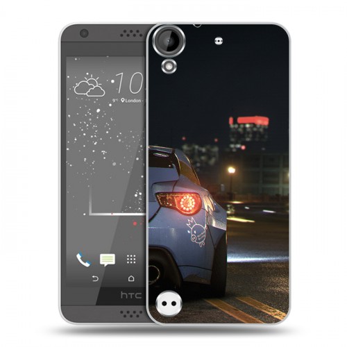 Дизайнерский пластиковый чехол для HTC Desire 530 Need For Speed