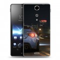 Дизайнерский пластиковый чехол для Sony Xperia TX Need For Speed