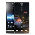 Дизайнерский пластиковый чехол для Sony Xperia S Need For Speed