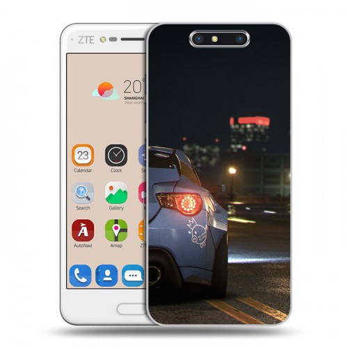 Дизайнерский пластиковый чехол для ZTE Blade V8 Need For Speed