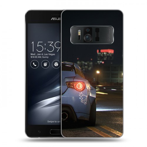 Дизайнерский силиконовый чехол для ASUS ZenFone AR Need For Speed