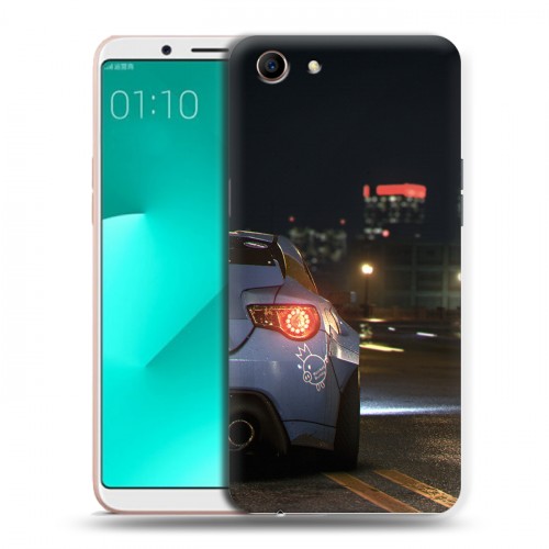 Дизайнерский пластиковый чехол для OPPO A83 Need For Speed